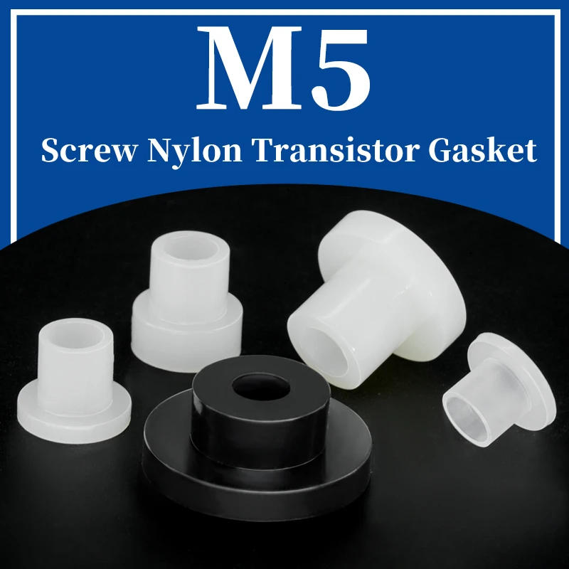 M5 insulating  sleeve nylon gasket plastic washer suitable for  M5 bolt  the T-type screw gasket