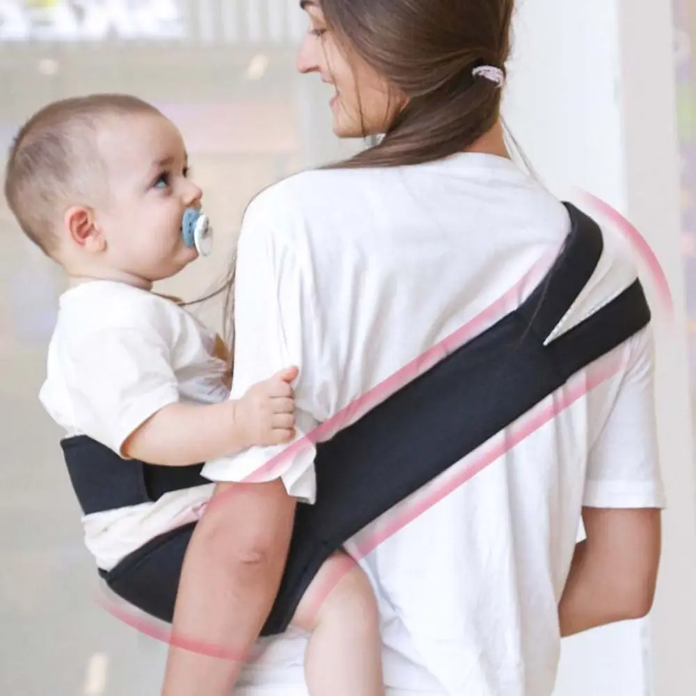 Pasgeboren Baby Wrap Carrier Katoenen Baby Kangoeroe Tas Baby Rugzakken Gaas Horizontale Holding Type