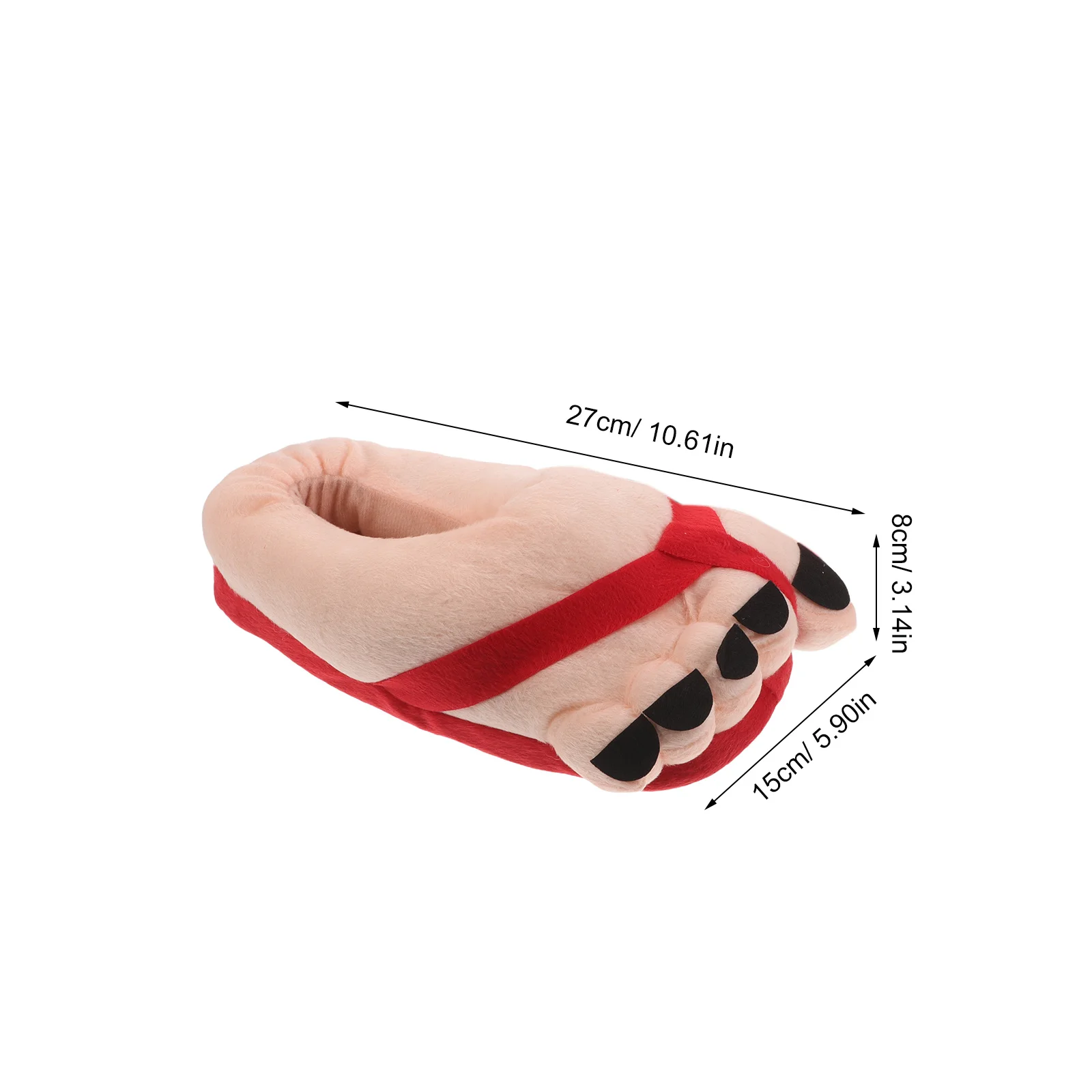 1 زوج النعال أقدام عملاقة حجم 34-40 المتضخم أحذية الحفلات الهالوين للرجال النساء زي المزحة الدعائم حفلة تنكرية تأثيري