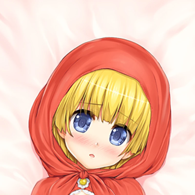 

New Pattern Dakimakura Anime Little Red Riding Hood Double-sided Print Life-size Body Pillow Cover Bedding Gifts