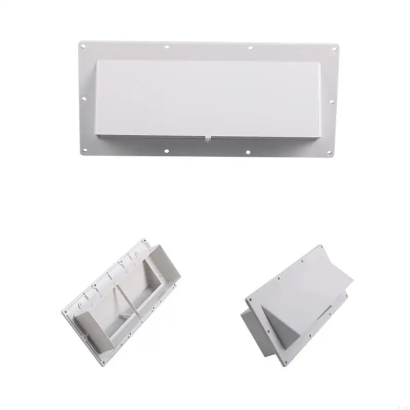 F1CF RVs Exhaust Vent Cover RVs Hood Vent Cover Sidewall Vent with Locking Flap