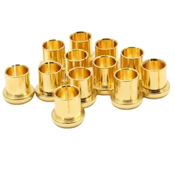 New 10pcs RCA Dust Caps Pure Copper Gold Plated or Rhodium Plated Audiophile Grade RCA Antioxidant Metal Protective Cover
