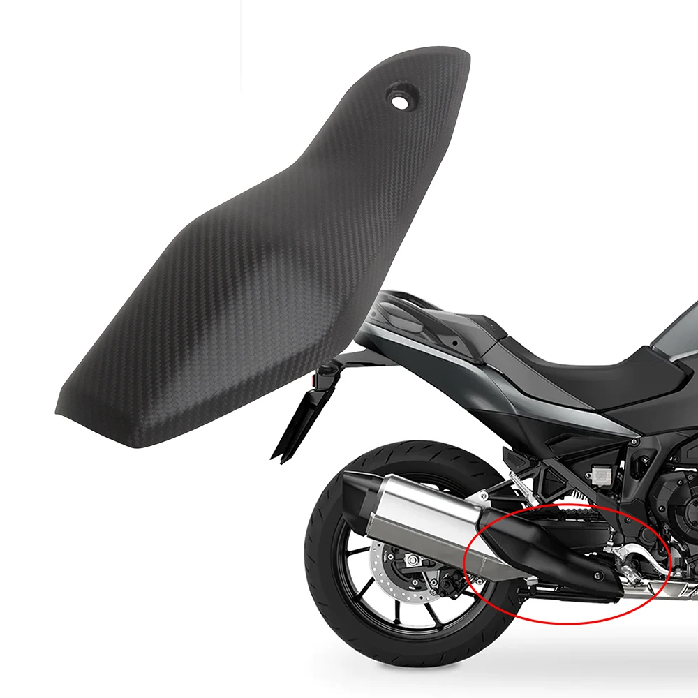 Motorcycle Carbon Fiber Exhaust Cover Fairing Exhaust Trim for HONDA NT1100 2022 2023