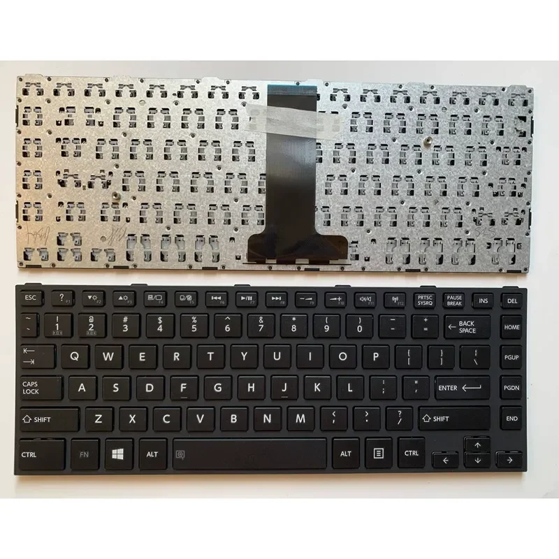 Teclado estadounidense para portátil Toshiba Satellite C40-B C40D-B C40T-B