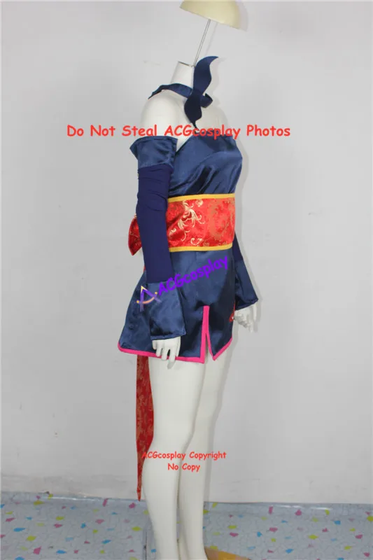 Dead or Alive 3 Ayane Cosplay Costume acgcosplay include headdress and stockings