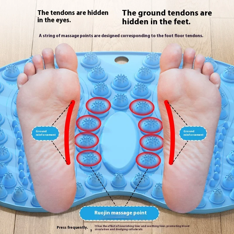 Fitness Acupressure Board Muscle Relaxation Foot Massage Mat Home Fitness Equipment Yoga Pilates Accessories Bodybuilding Gym