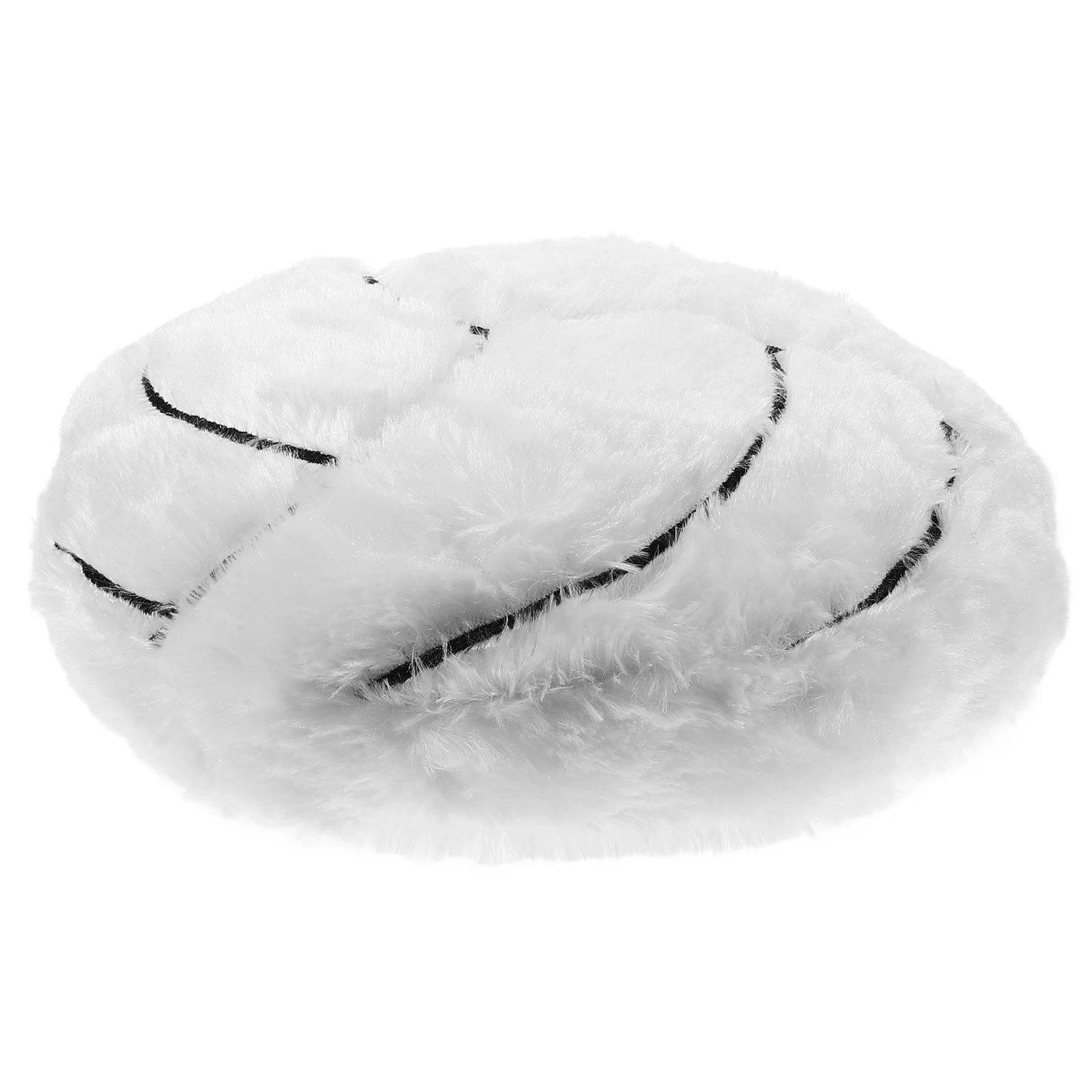 Soft Pillow Fluffy Volleyball Plush Pillow for Sports Enthusiasts Cute Plush Pillow Decorative Throw Pillow for Car Bedroom