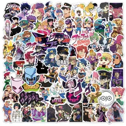 100pcs Anime JoJos Bizarre Adventure Cartoon Stickers for DIY Guitar Suitcase Skateboard Laptop Phone Decals Sticker Kids Toys