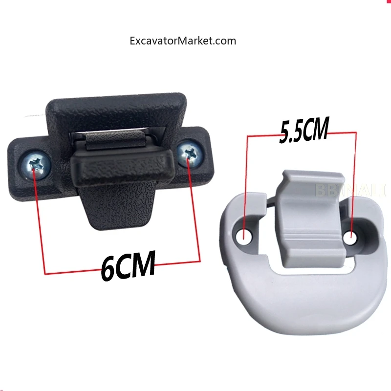 Excavator Accessories Excavator Skylight Lock Catch Buckle Glass For CATERPILLAR E307 320 324 329 336 BCD Excavator Accessories