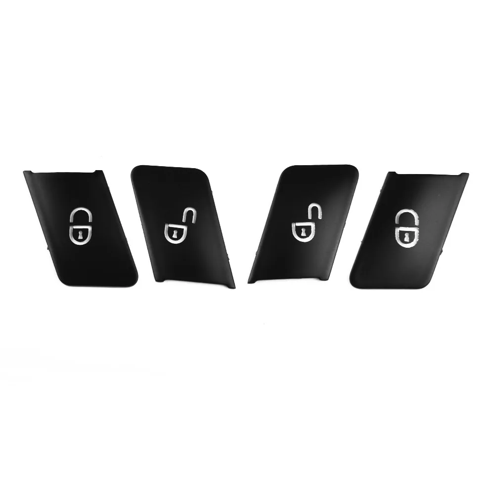 

4PCS Car Door Lock Unlock Switch Button Cover Trim For Mercedes For Benz C Class W204 07-14 (4 Door) Car Accessories Interior Tr