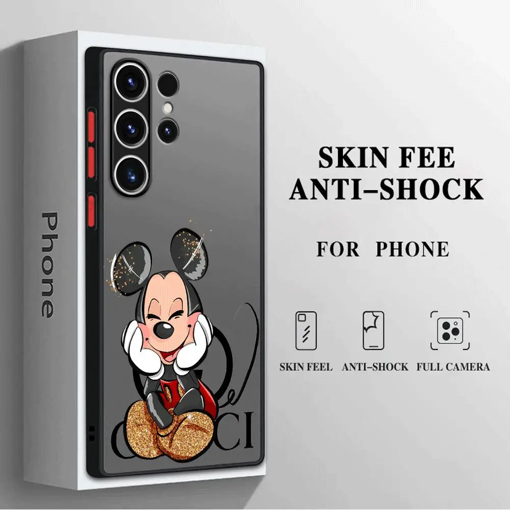 Disney Mickey Minnie Love Phone Case for Samsung Galaxy S23 Ultra S24 S22 Plus S21 S21Plus S20 FE S24Plus Soft Cover image 6