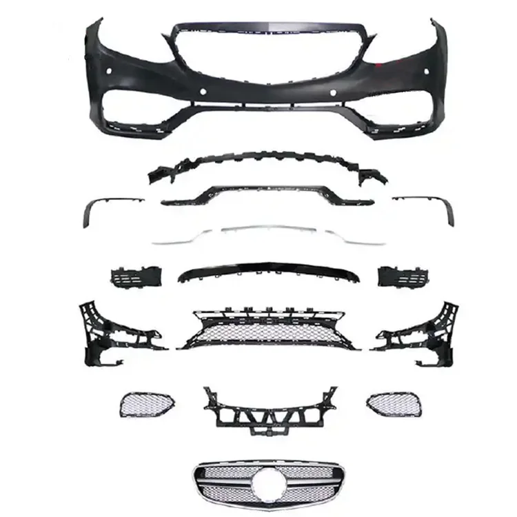 SPM brand ABS material Auto Bumper kit For Mercedes Benz w212 e63 body kit upgrade to e63 amg body kit accessories 2011-2015