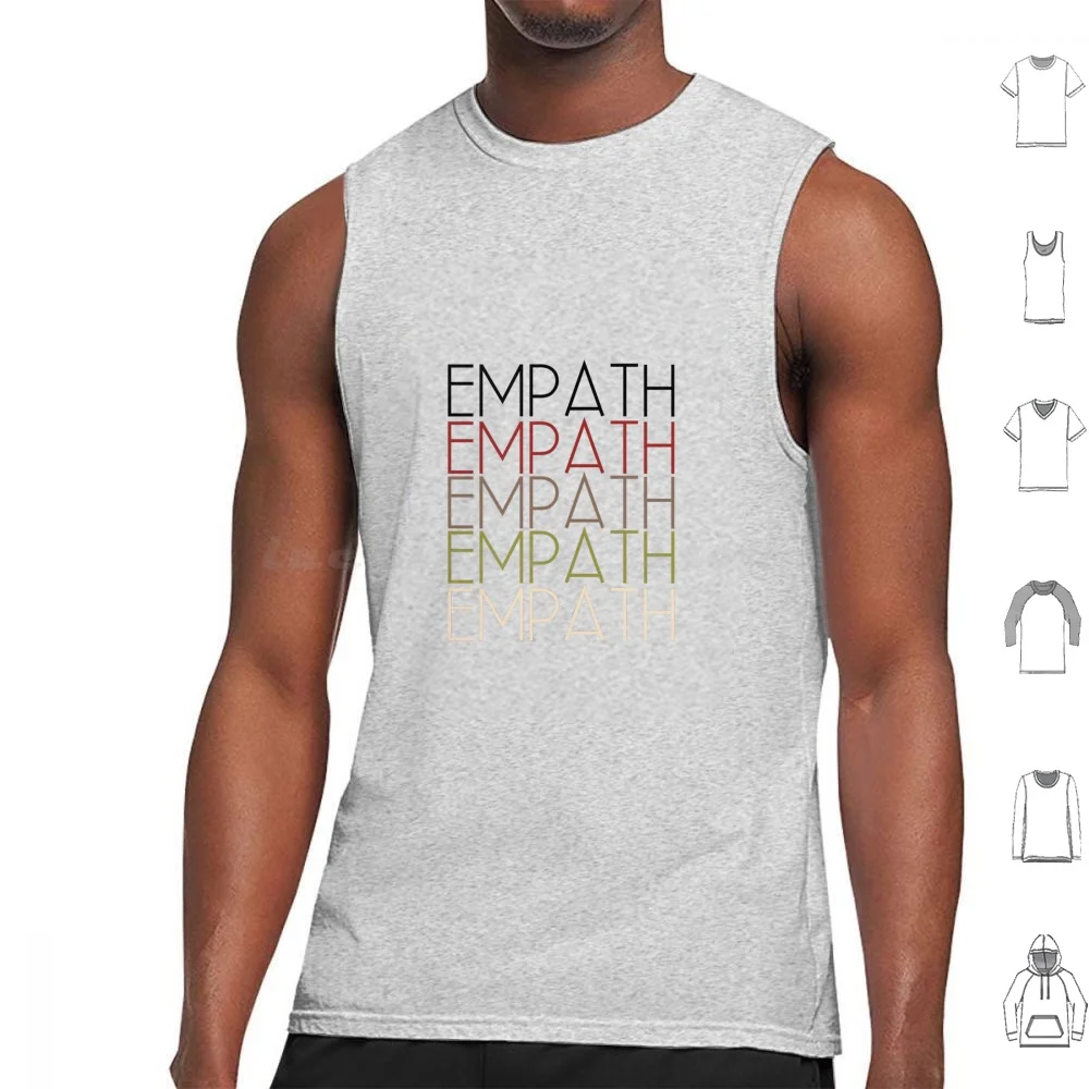 Empath Tribe Tank Tops Print Cotton Empath Empaths Empathy Sensitive Think Feel Feelings Emotions