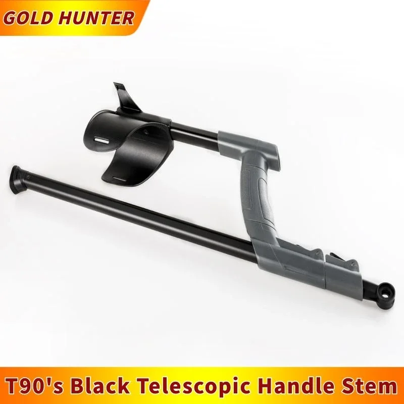 Underground Gold Metal Detector Accessories S-Telescopic Pole Black Telescoping Handle Stem