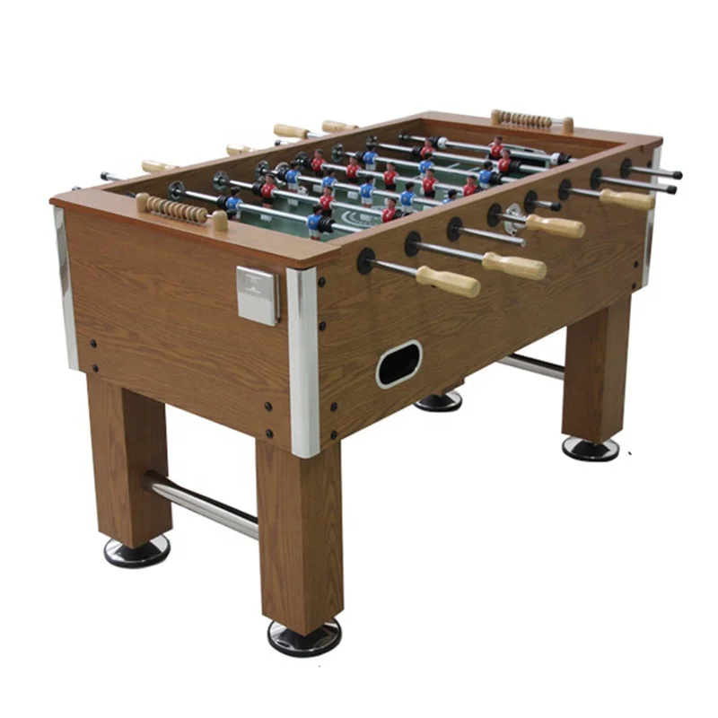 

55" Large Standard Soccer Gaming Table Professional Hand Football Game Table Wooden Football Soccer Table Indoor for Adult