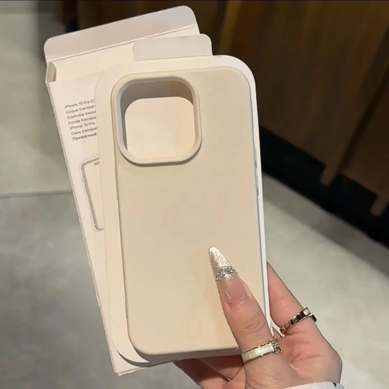 Soft Lichee Silicone Phone Case for Samsung Galaxy S25 S24 S23 Ultra S22 Plus S21FE A56 A16 A15 A55 A35 A53 A52 5G Bumper Cover - náhled 4