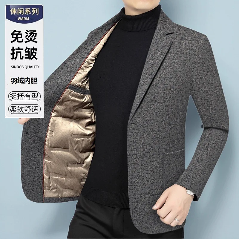 

2026 Men's New, Business Down Liner Casual blazer
