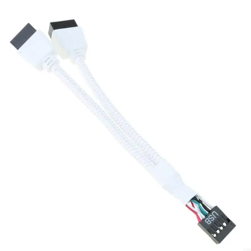 62KA USB 2.0 da 9 pin a doppio cavo schermato a 9 pin per stabilità del segnale migliorata e protezioni per scheda principale