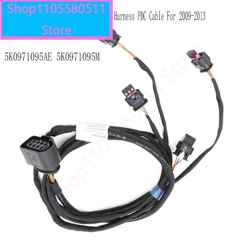 Car Front Bumper Parking Sensor Wiring Harness PDC Cable For VW Golf 6 MK6 2009-2013 5K0971095AE 5K0971095M