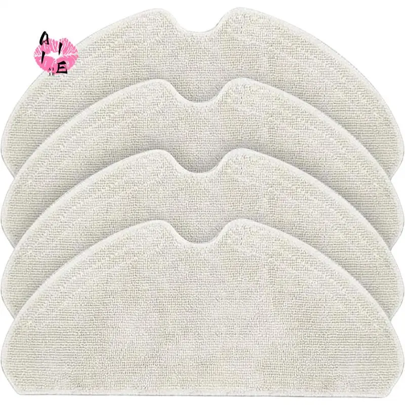 

A11E-4 Pack Replacement Mop Pads For Dreame D10S, D10S PRO, D9 Max, F9 PRO Robot Vacuum Cleaner, Washable Reusable Mop Pad