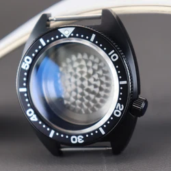 Black 41mm Luxury Watch Case Accessories Sapphire For SKX Abalone Seiko NH35 NH36/34/38 4R36 Movement 28.5mmDial 100m Waterproof