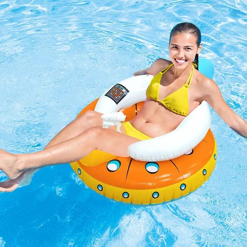 Inflatable Swimming Ring Scratch-resistant Strong Buoyancy Pool Float Seat Swimming Pool Toys for Water Entertainment