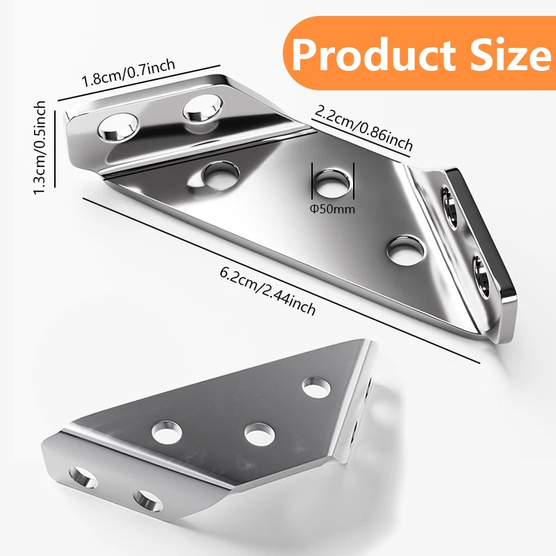 Furniture Corner Connector L Brackets for Wood,Hardware Metal Angle Bracket Corner Braces,L Bracket for Shelves,Table,Cabinet