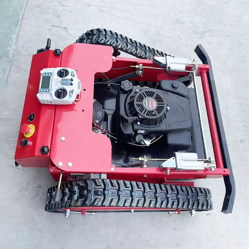 遠隔監視機能付きカスタマイズホームロボット、リモコン式芝刈り機、履帯式芝刈り機