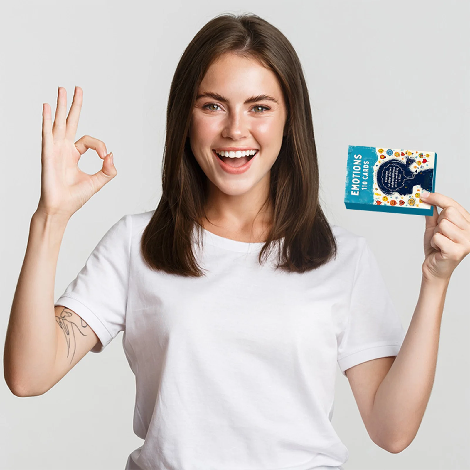 Эмоции 110-карточек, инструмент для психического здоровья, для обучения распознаванию эмоций и психологического консультирования