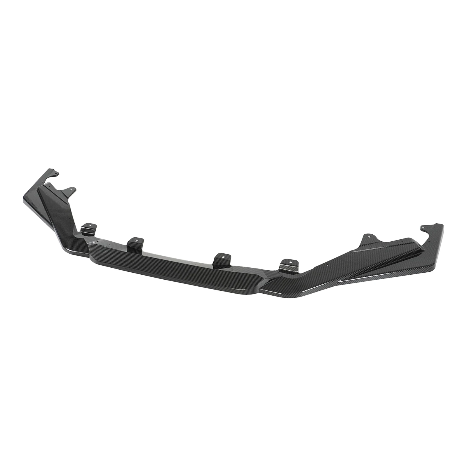 Voor Lexus GS F-Sport 2012-2015 Voorbumper Lip Mat Zwart Glanzend Zwart Koolstofvezel Geschilderd Auto accessoires Body Kit Plastic