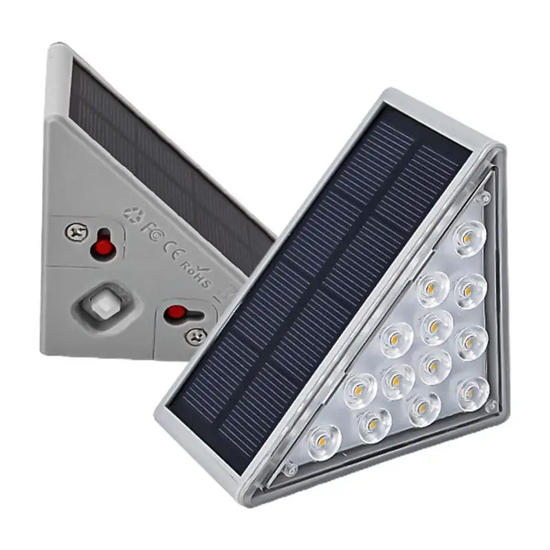 

Solar Stair Lights 2Pcs Waterproof Path Lights Solar Outdoor Lights Stair Light For Yard Patio Sidewalk Steps Deck