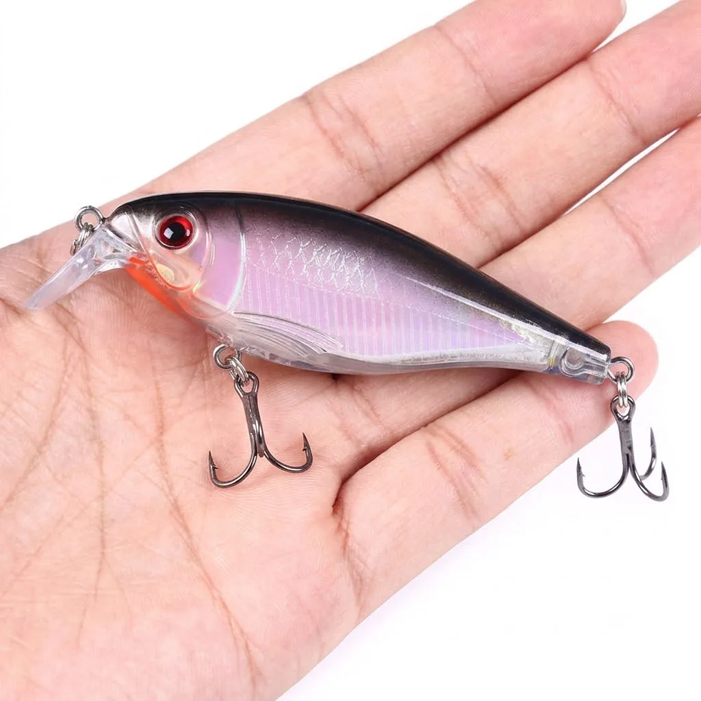 Laser Minnow Angelköder, 12,1 g, 10 cm, Jerkbait, harter Köder, schwimmender Kurbelköder, 1–2 m tief tauchende Wobbler für Barsch, Hecht, Karpfen, Angelgerät