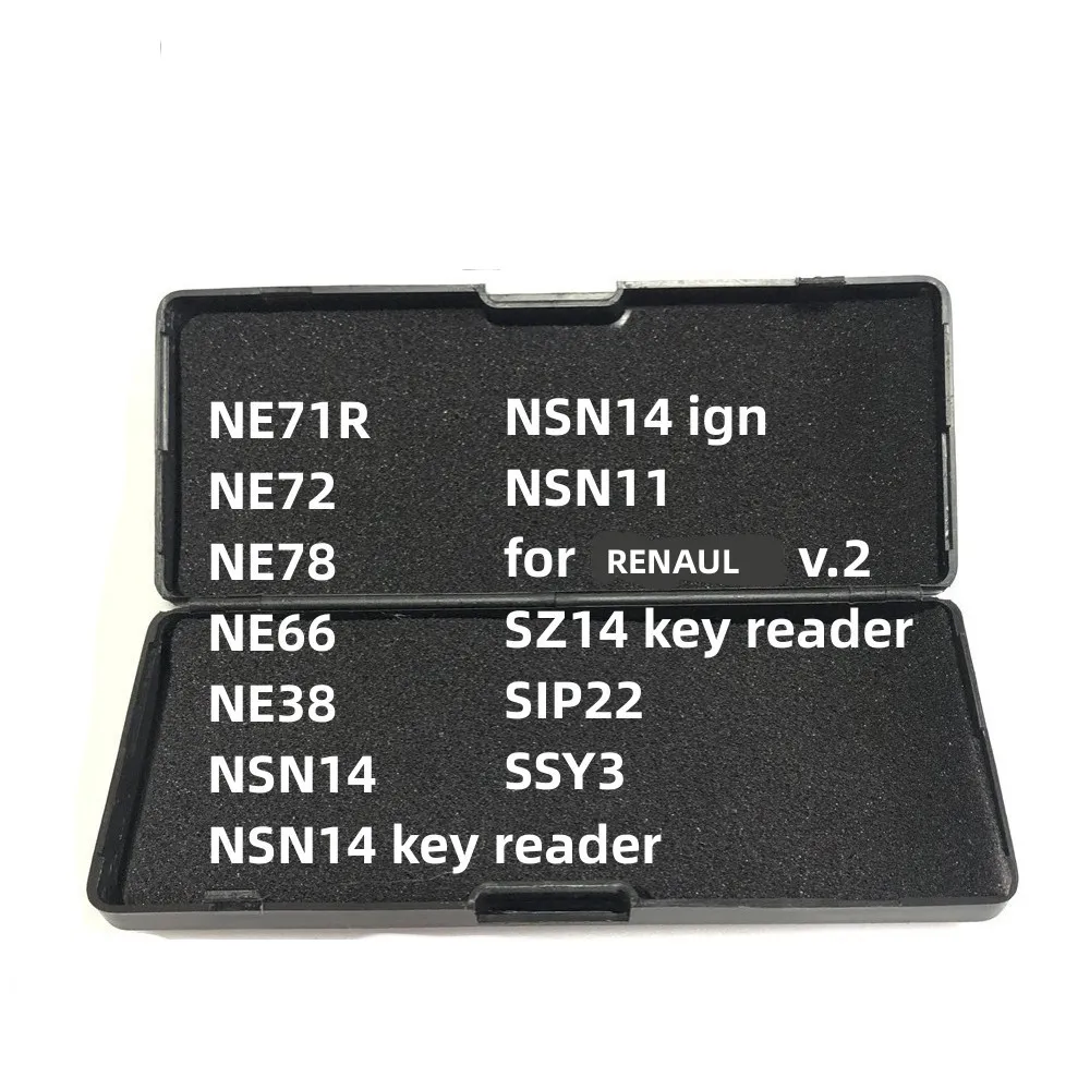 Lishi 2 in 1 NE71R NE72 NE78 NE66 NE38 NSN14 key reader NSN11  sz14 key reader SIP22 SSY3 2IN1 tool