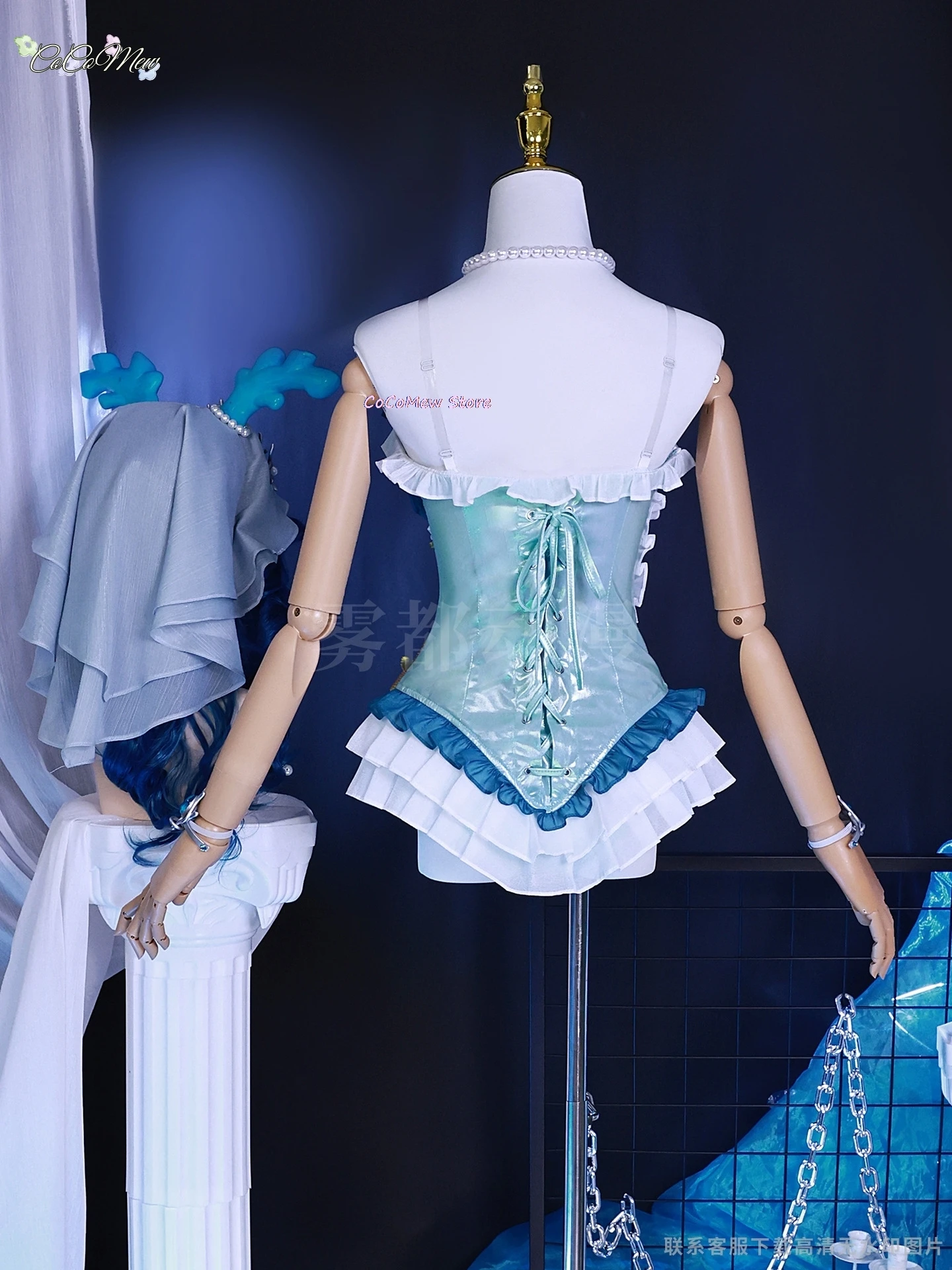 Priester erwachsene weibliche Kostüme Halloween Frau Cosplay Perücke Identität antike japanische Perücken Anime Pilger Kostüm Frauen Mädchen Männer Männer