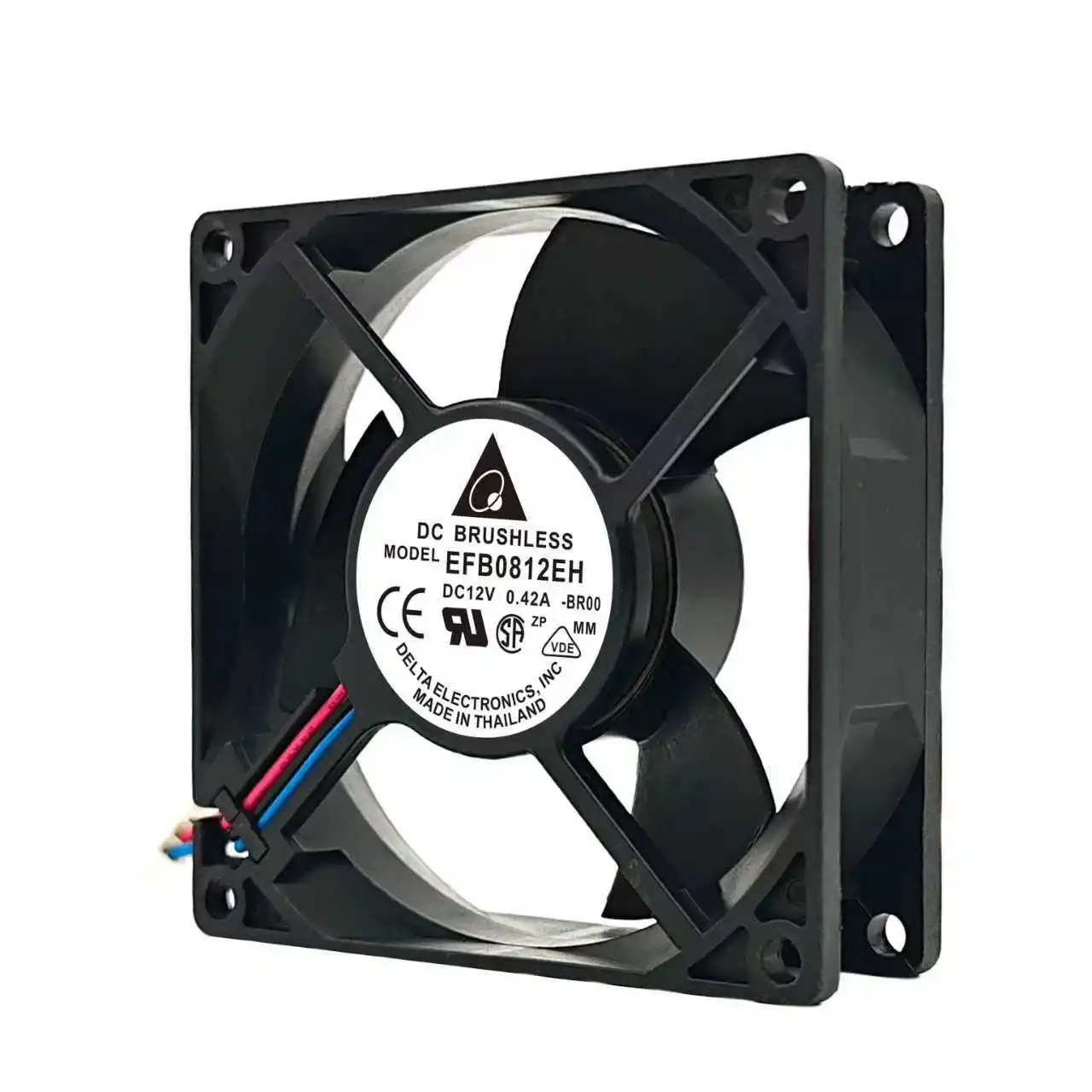 for Delta EFB0812EH-BR00 12V 80mm Inverter Fan with Stalling Alarm 3-Wire