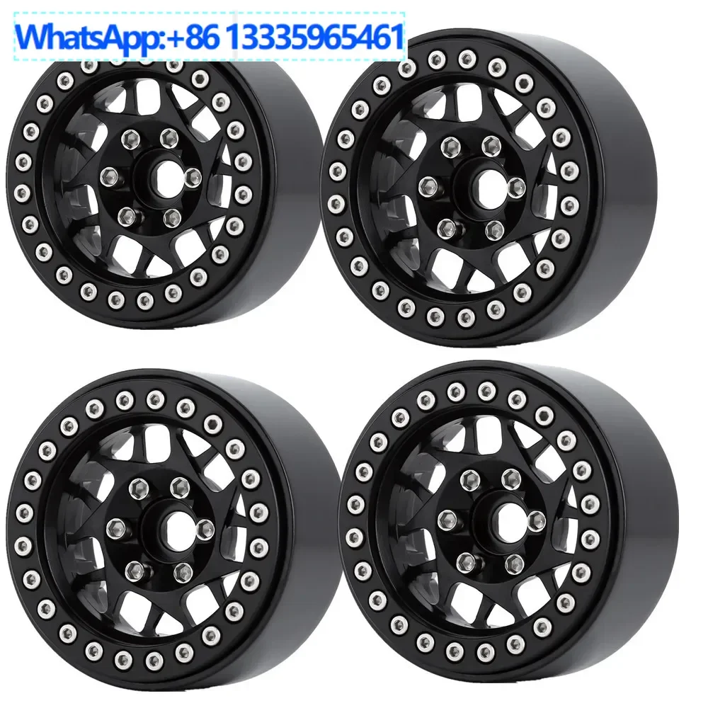 

1.9-Inch climbing car, pressure ring metal wheel hub, flying saucer 14 square triangle RC 4 pcs