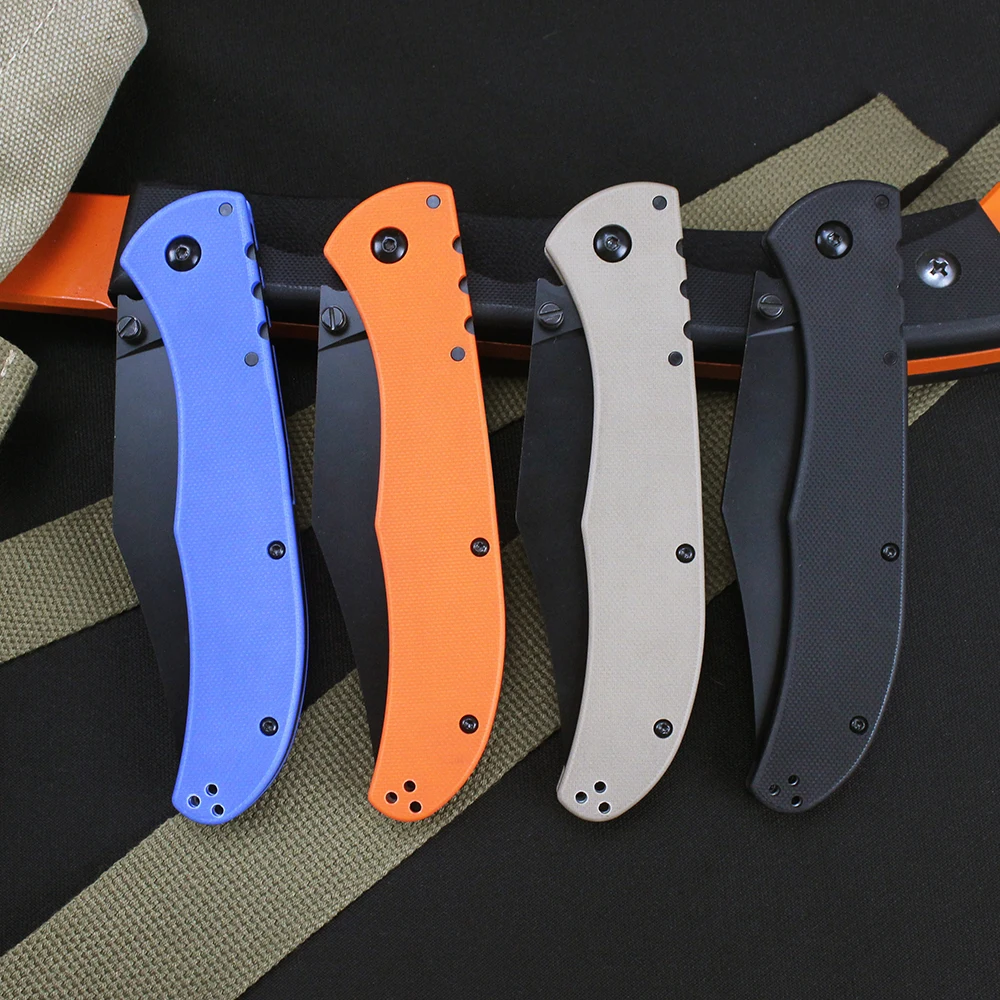 Cold Broken Skull Folding Knife 440C Steel Blade G10 Handle Outdoor Camping Knife EDC Tool Pocket Knives Dropshipping