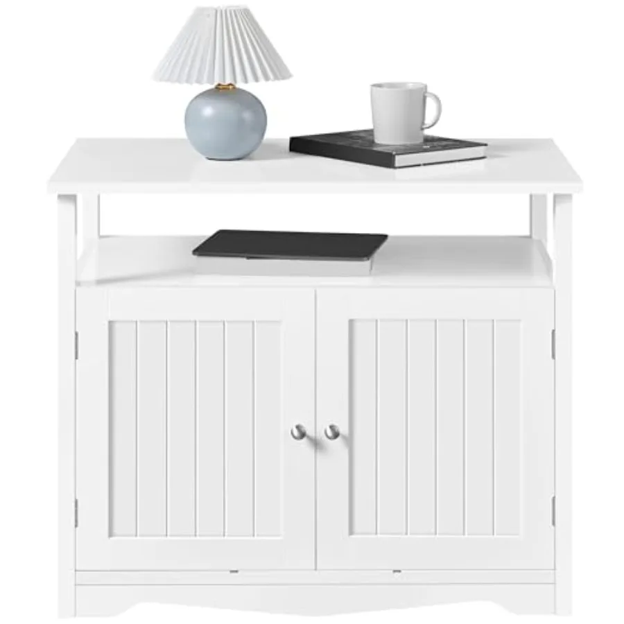 

Закрытый ящик для кошачьего туалета со съемным перегородкой для внутреннего использования. Скрытая мебель для домашних животных с полкой для хранения и приставной столиком.