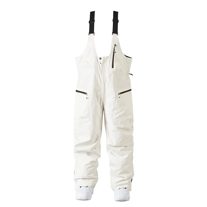 Winter Waterproof Women Skiing Bibs Pants Outdoor Sport Mountain Man Snow Suspender Trousers Windproof Female Snowboard Overalls