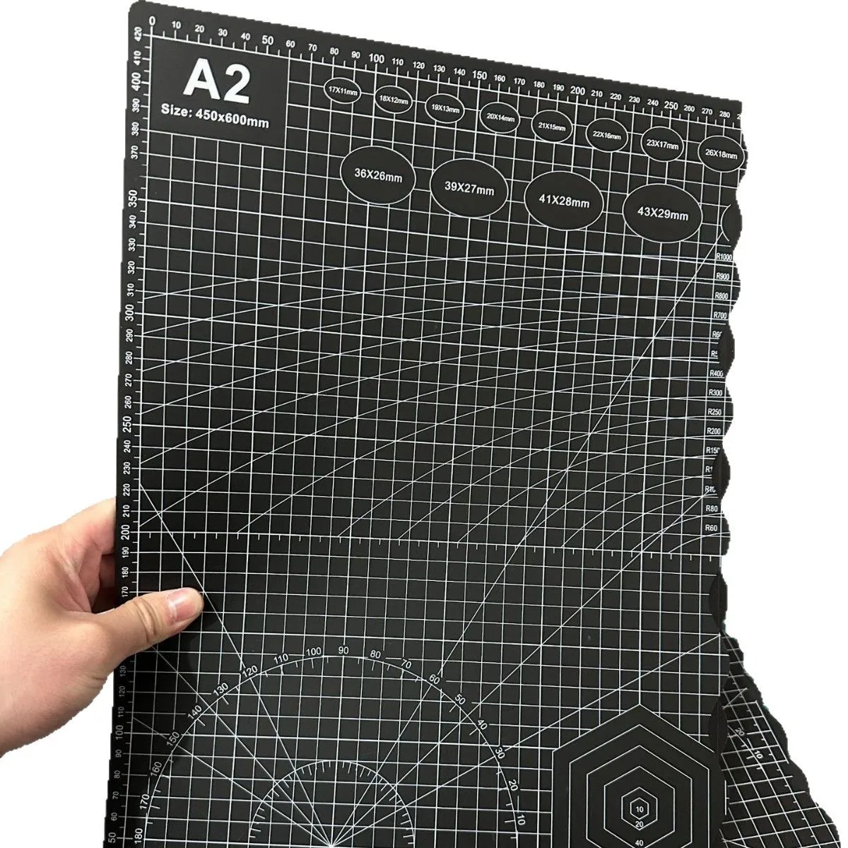 A3 إلى A4 وسادة قطع قابلة للطي على الوجهين سميكة PVC كبيرة لسطح المكتب أداة يدوية الصنع للوازم المكتبية والمدرسية