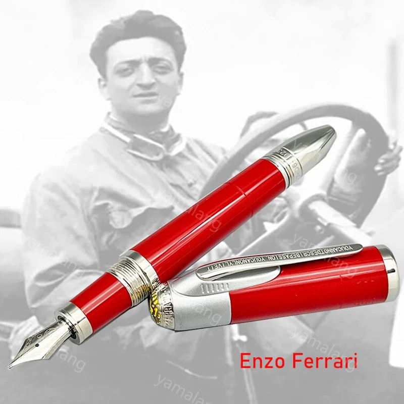 yamalang luxo caneta esferografica cores fonte rolo caneta famoso personagem enzo ferrari luxo 01