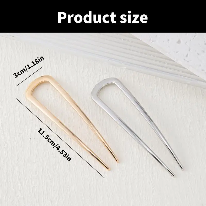 U0de French Hair Pins -образные дизайны для булочек и причуд