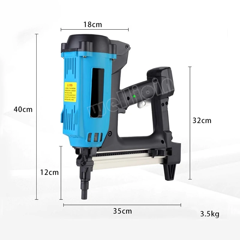 WSQ-01 Rechargeable Single-use Gas Nail Gun Concrete Ceiling Frame Trunk Hydropower Woodworking Steel Nailer