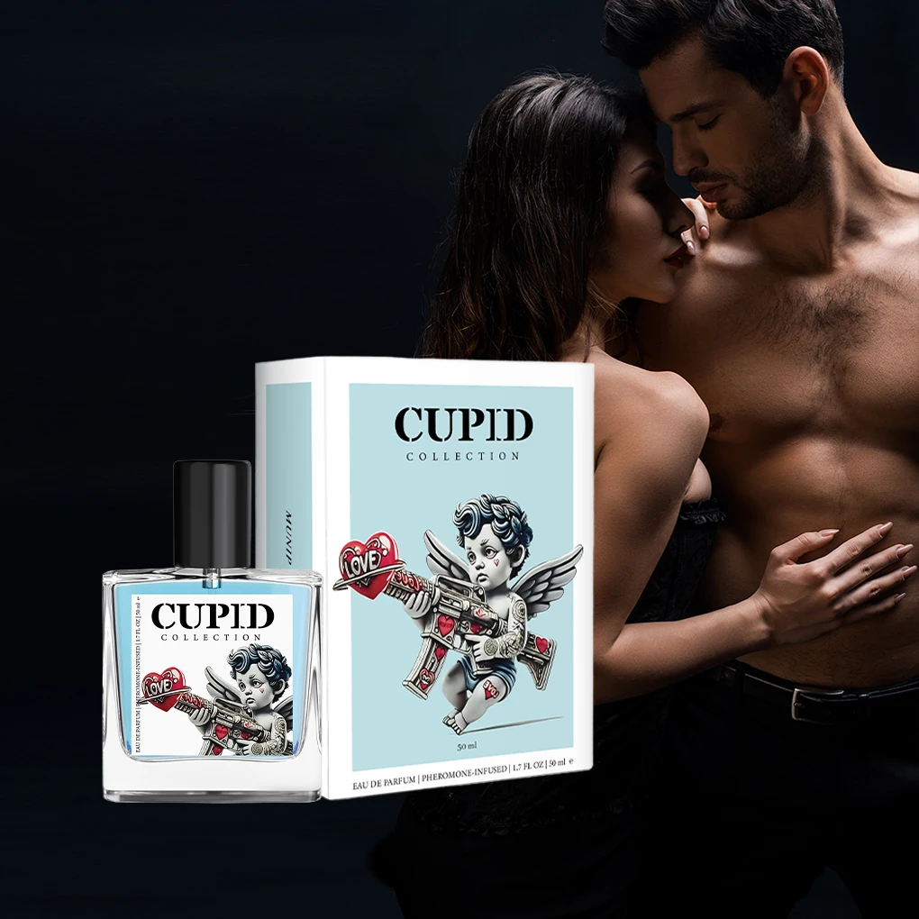 Cupido hipnose feromônio perfume de alta qualidade fragrância de longa duração feromônio perfume colônia masculino feminino fragrância leve 50ml