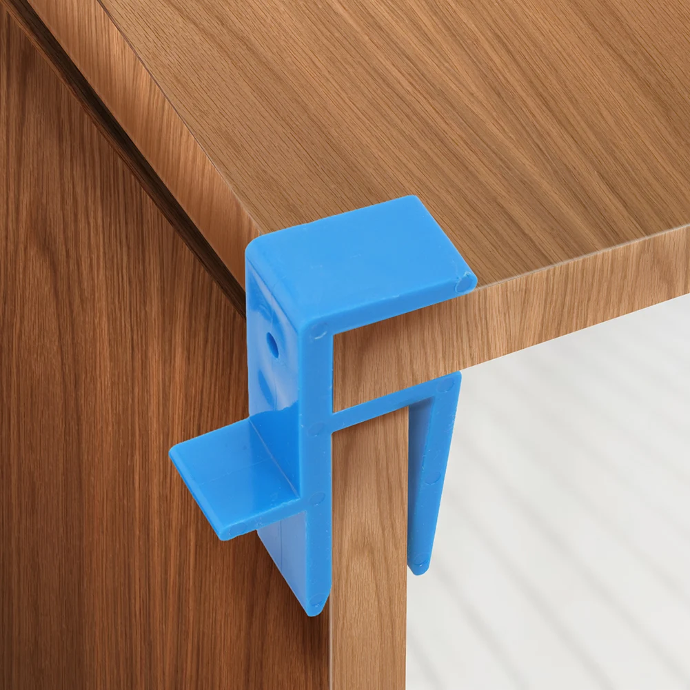 Blue Woodworking Jig Board Fix Clip For 16-18mm Cabinet Wardrobe Install Closing Carpentry Furniture Fitting Scribing Aid