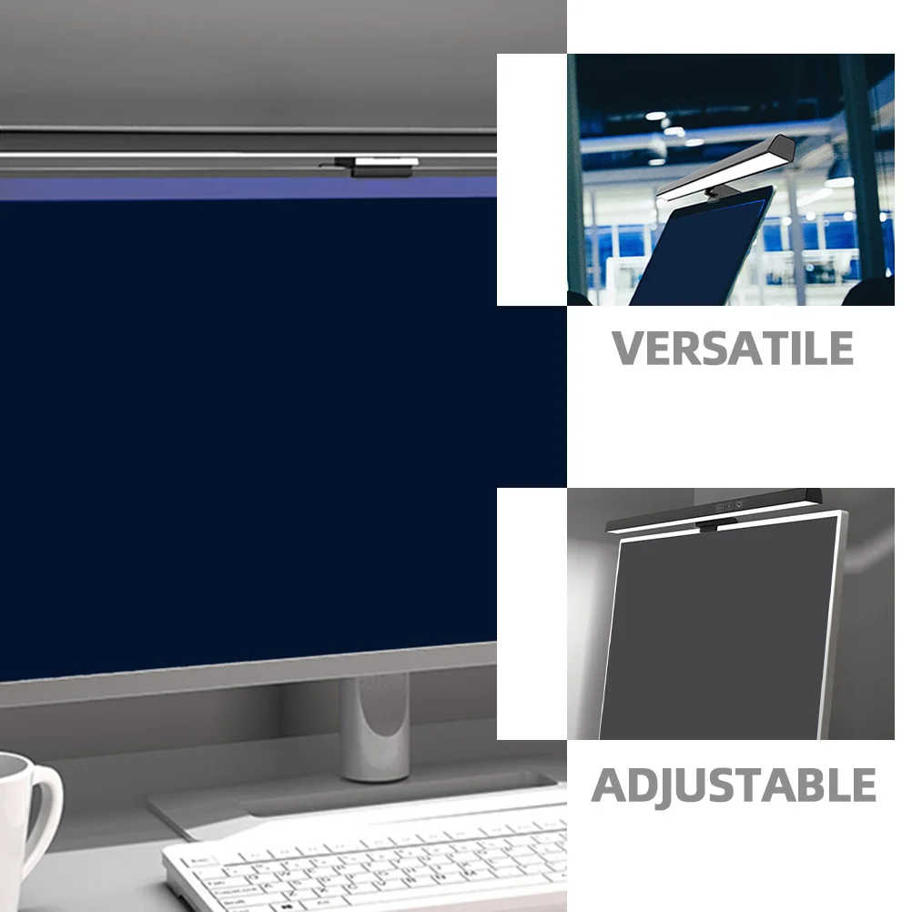 

Computer Screen Lamp LED Monitor Eye Protection Lamp Adjustable Brightness Hanging Light Bar for Desktop Use Clip LED Light