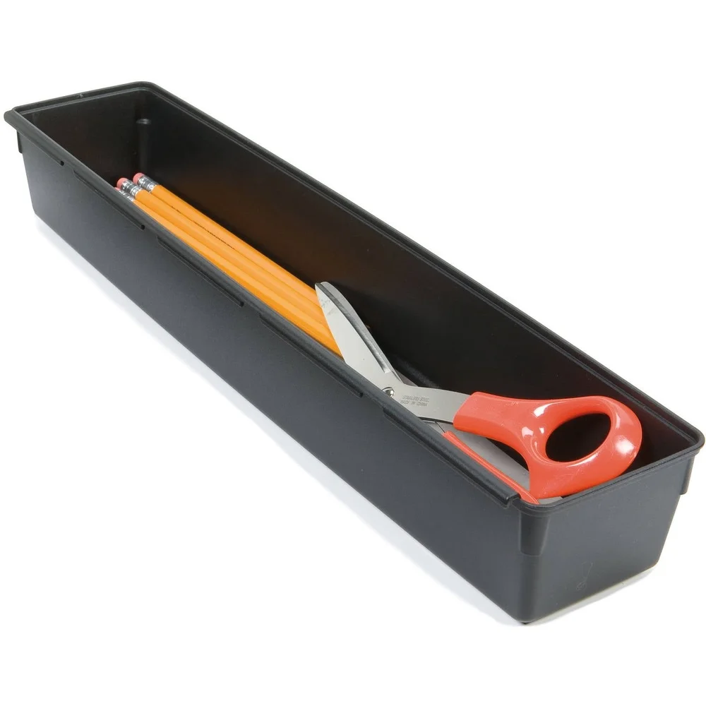 Interlocking Drawer Organizer Durable Plastic Custom Configurations Non-Slip Bottom Ideal School Supplies Kitchen Makeup Crafts