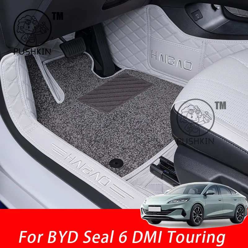 

For BYD Seal 6 C6 DMI Touring 2025 2026 Car Floor Mats Dirt-resistant Foot Carpet Floor Cover Interior Styling Accessories