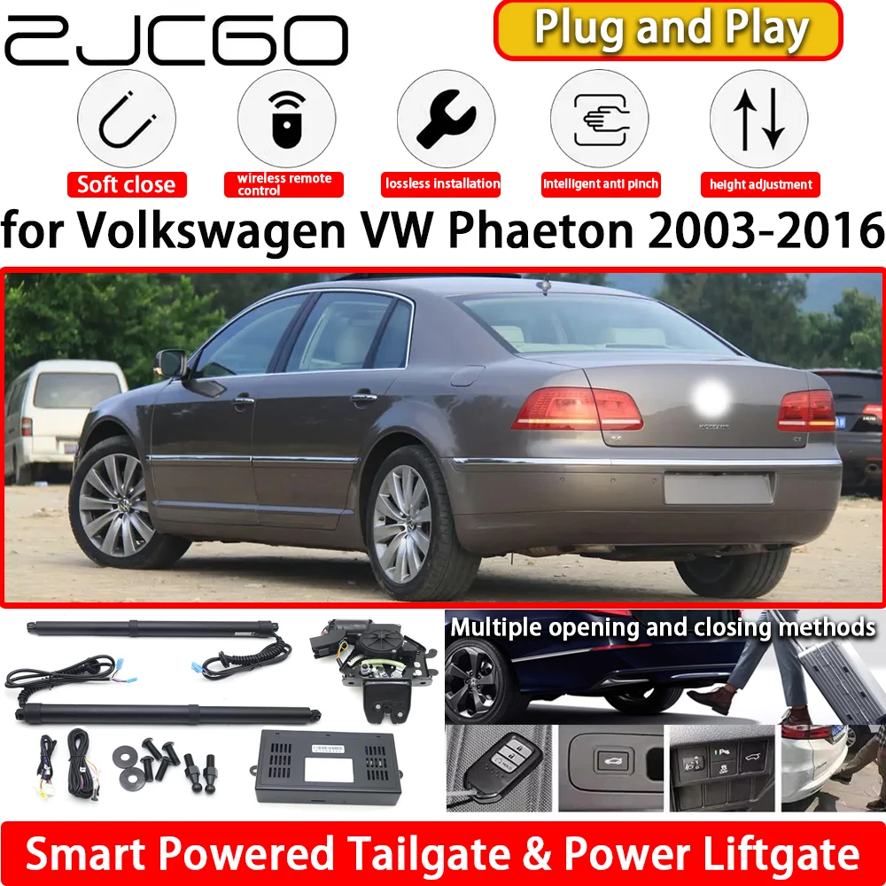 for Volkswagen VW Phaeton 2003-2016 OEM Automatic Electric Powered Tailgate Power Liftgate Tail Gate Lift Kit System Plug & Play