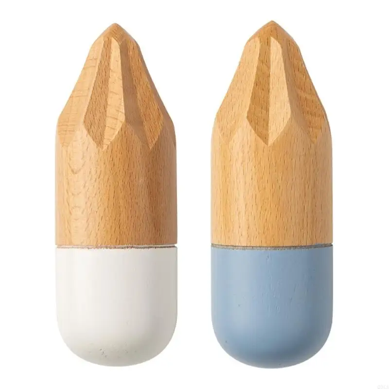 

Q0KA Portable Manual Lemon Juice Squeezer With Beechwood Design